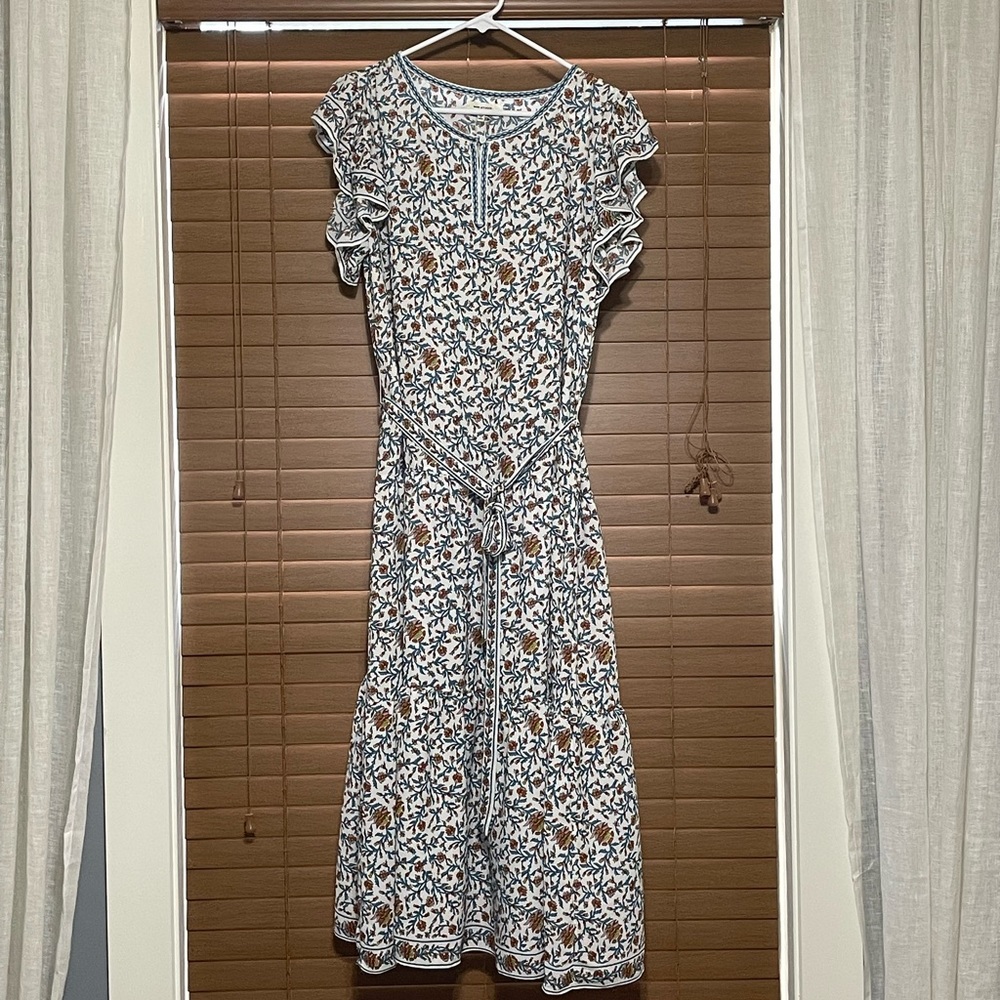 Max Studio Midi Floral BOHO Dress